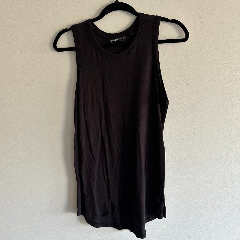Athleta Cloudlight Easy Tank Black Size S